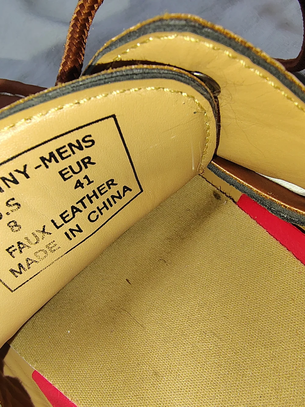 Men's Size 8 Rare Vintage 90s Leather Boat Shoes